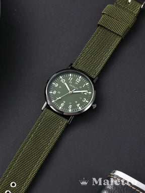 Relógio Masculino Militar Quartzo com Pulseira de Nylon Relógio Masculino Militar Quartzo com Pulseira de Nylon